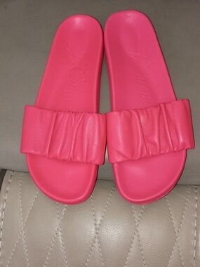 J. Crew Marlow Leather Slides